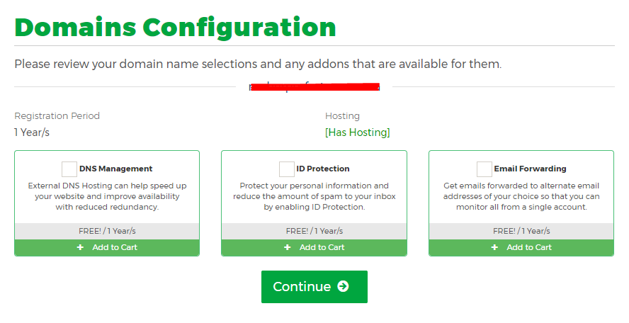 Domain Configuration